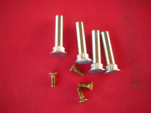 brass sex bolts chrome plated 1 1/2long  10x24 with1/2 in brass screw
