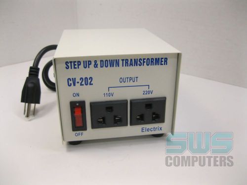 Electrix cv202 step up/down voltage converter transformer 110v/220v - 500 watts for sale