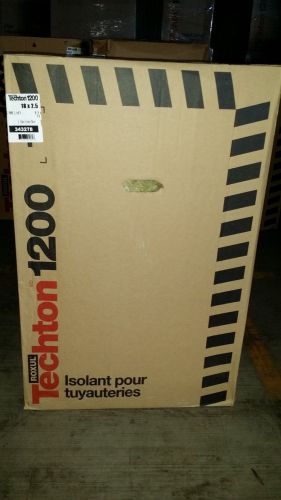 Roxul techton 1200 pipe insulation  18&#034;x2.5&#034;  3.000 linear ft for sale