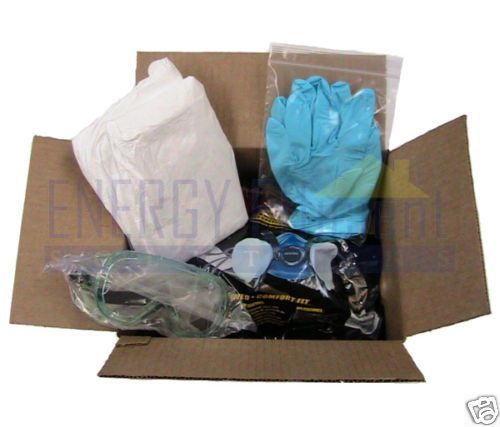 Foam safety kit, respirator, goggles, coveralls, gloves for sale