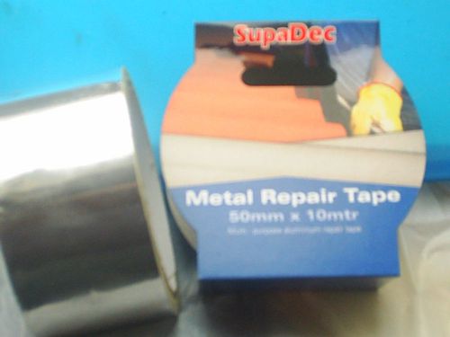 50mm x 10m High Quality Aluminium Tape heat Insulation Self Adhesive Repair car1