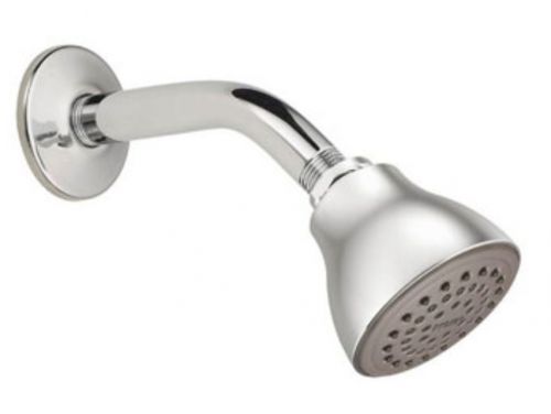New 6304 moen easy clean xl single function shower head set chrome for sale