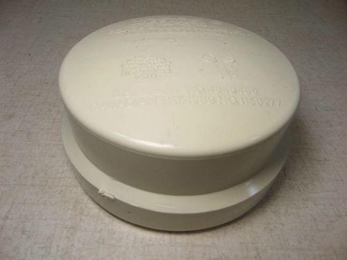 Vassallo pvc 4&#034; gasketed  plumbing sewer cap astm d3034 part 42671 for sale