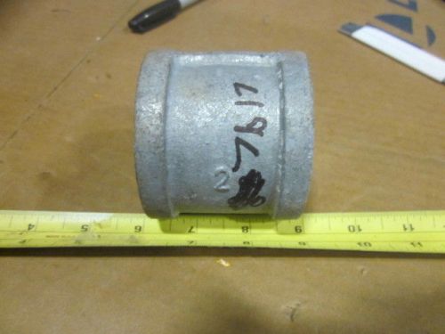 4 GALVANIZZED 2&#034; X 2-1/2&#034; COUPLINGS USED