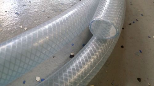 High Pressure Fiber Braided PVC Plastic Tubing - 5/8&#034; ID x 7/8&#034; OD (By the Foot)
