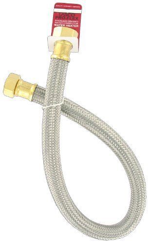 Lasco 10-1344 3/4-inch fip by 3/4-inch fip by 24-inch hot water heater hose conn for sale