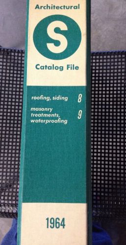Sweets Architectural Catalog File 1964 Roofing Siding Masonry Waterproof Sec 8-9