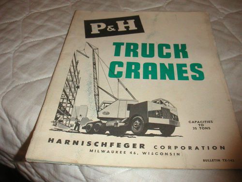 1950&#039;s P&amp;H TRUCK CRANES SALES BROCHURE