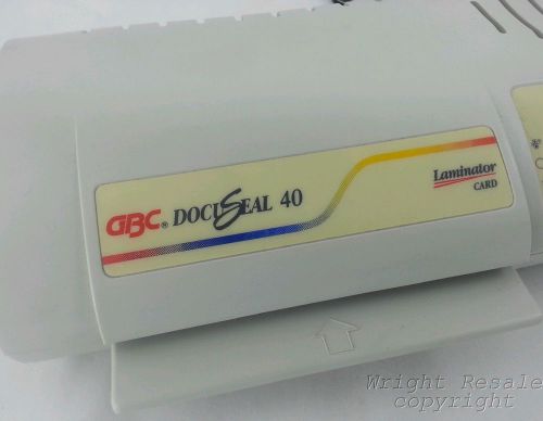 GBC Docuseal Card Laminator 40