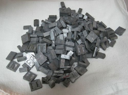 Lot of 250+ Assorted Letterpress Lead Letters Punctuation Marks Printers 9+ LBS