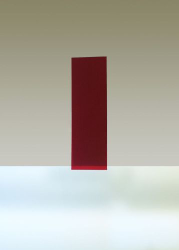 Rubylith, 1 Sheet, 4 1/2&#034; x 14 1/2&#034;, Red