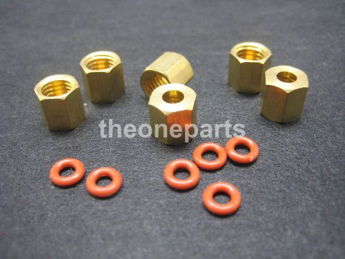 Big copper thread and o-ring (one lot for 6 pcs) for sale