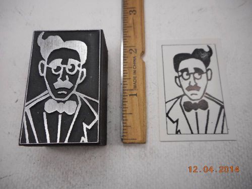 Letterpress Printing Printers Block, Groucho Marx, Actor &amp; Comedian