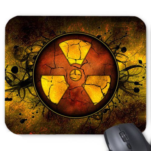 Nuclear Warning Mouse Pad Mat Mousepad Hot Gifts