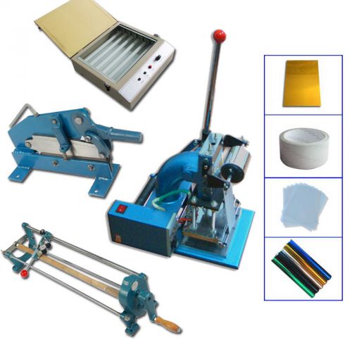 Hot foil stamping unique home business start up full set diy kit package machine for sale