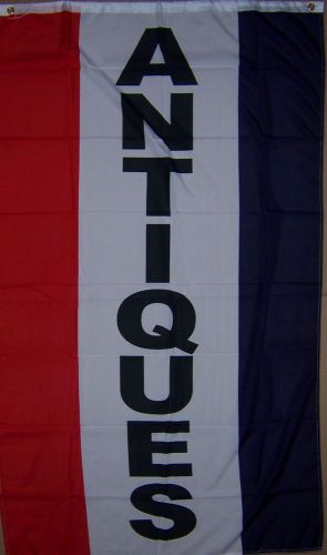 NEW 3 x 5 ft VERTICAL ANTIQUES SIGN BANNER 90cmX150cm FLAG