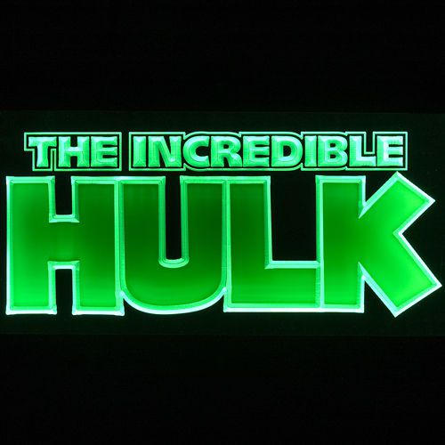 Zld095 decora the incredible hulk pub bar store led energy-saving light sign for sale
