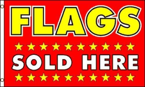 Flags Sold Here Flag 3&#039; X 5&#039; Banner Outdoor Indoor bx