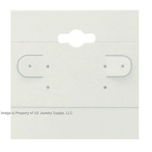 500 white hanging earring display cards 2&#034;h x 2&#034;w for sale