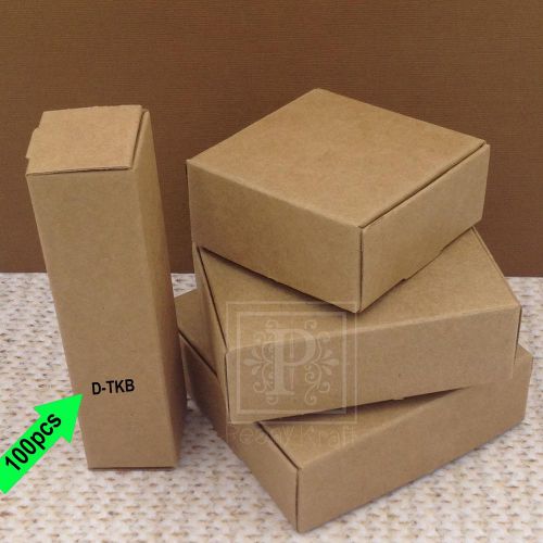 100pcs - small tube kraft boxes, jewelry boxes, soaps boxes, kraft boxes for sale