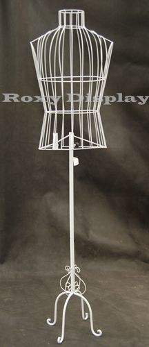 Male metal wire body form with antique metal base #ty-xy140079w for sale
