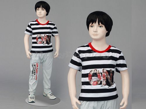 Child fiberglass cute realistic mannequin dress form display #mz-ita2 for sale