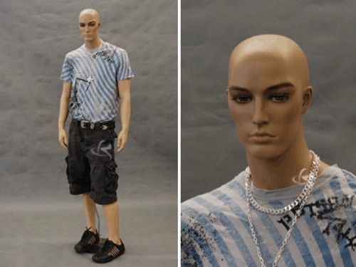 Fiberglass male dummy mannequin manikin dress form clothing display #ccb13 for sale