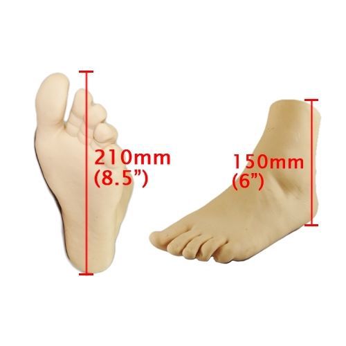NW Vivid Left Foot Retail Display Mannequin Dummy Model FOR PEDICURE ART Sketch