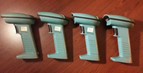 Lot of 4 Hand Held Products Image Team 3870 Scanners and Scan Team 2070 Bases
