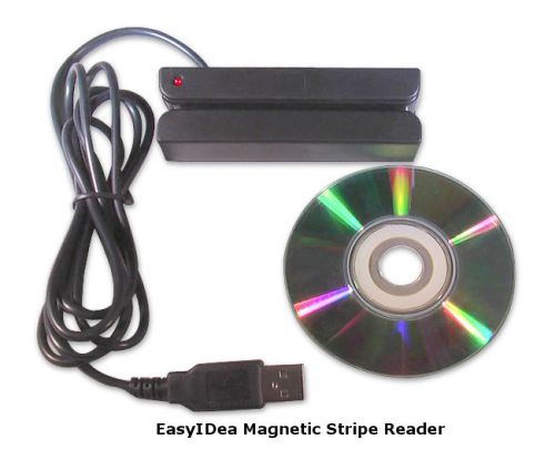 EasyIDea Magnetic Stripe Reader 3 Track USB Credit Card
