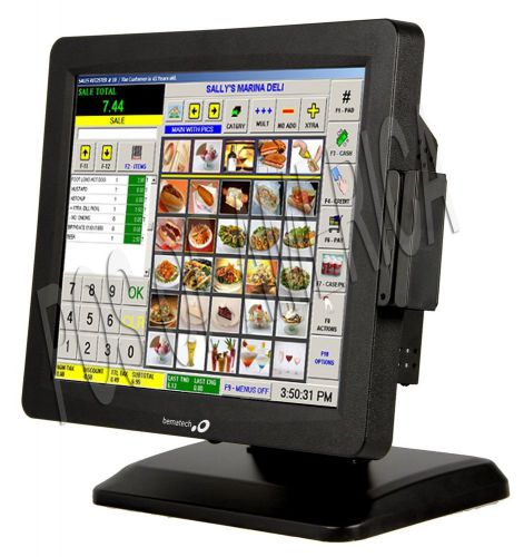 Bematech SB9011D Logic Controls All-In-One System MSR 2GB Restaurant Bar NEW