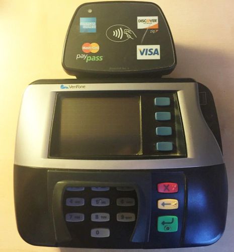VeriFone MX850 credit card terminal---power chords included
