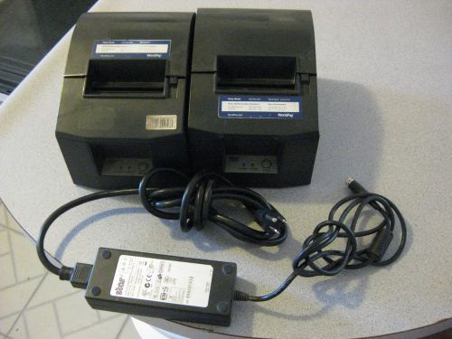 TWO (2) STAR TSP600 POINT OF SALE THERMAL PRINTERS,FOR PARTS
