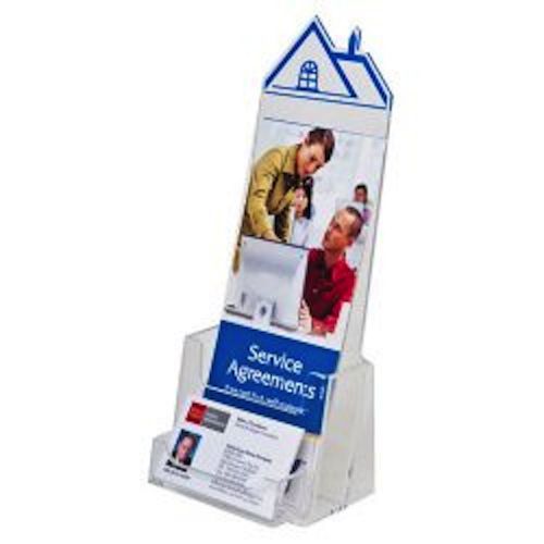 4x9 Roof Top Brochure Holder with BC Pocket   Lot of 15    DS-HSE-S100-C-15