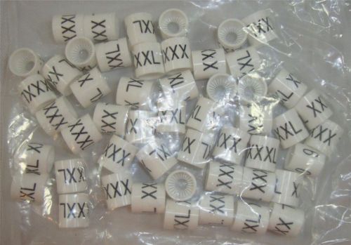 Hanger garment size marker tag size xxxl small sizer 50 pieces retail store for sale