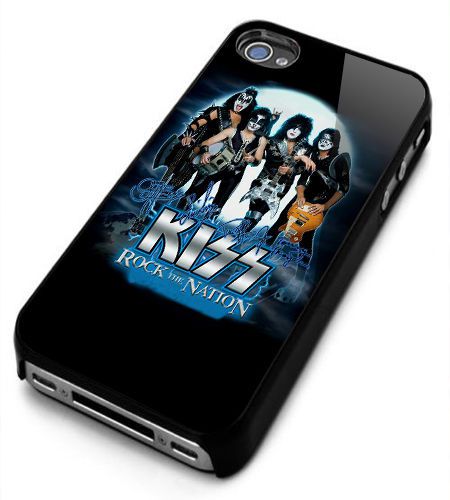 Kiss Rock The Nation Logo iPhone 5c 5s 5 4 4s 6 6plus case