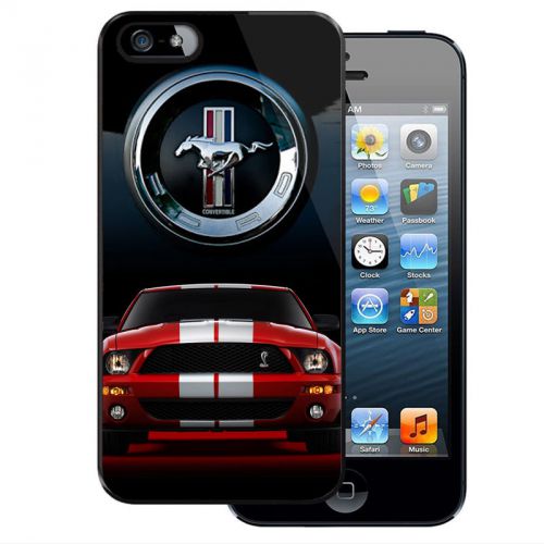 RED - Ford Mustang Shelby Cobra iPhone 4 4S 5 5S 5C 6 6Plus Samsung S4 S5 Case