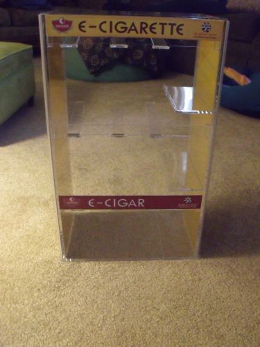 Swisher sweet e-cig vertical plastic display counter case nib tobacco for sale