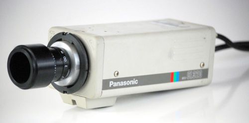 Panasonic wv-cl320 color cctv digital security camera 16mm lens for microscope for sale