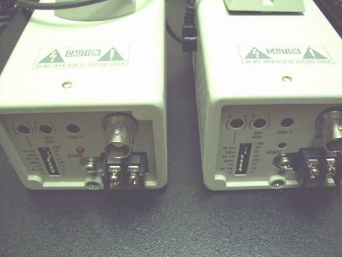 2  Panasonic  Color  CCTV  Cameras   WV-CP414  Digital