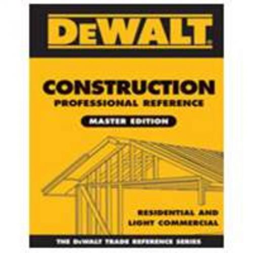 Dewalt Construction Master Pro CENGAGE LEARNING How To Books/Guides 666865066324