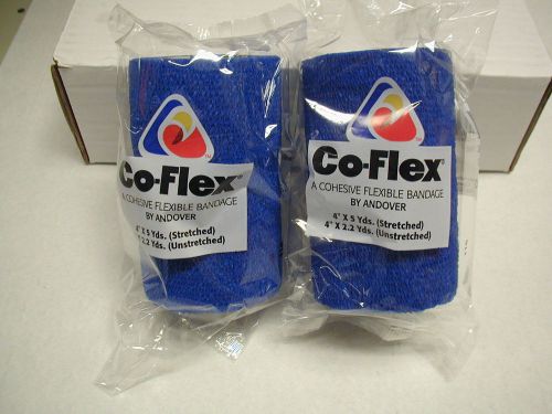 Co-Flex Bandages  - 4 inch X 5 yards - ( 2 ) Blue