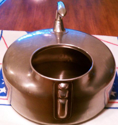 Vintage Sears Robuck Co.  Milking Pot Stainless Steel 5-Gallon Camp Pot Survival
