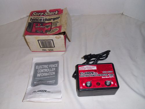 Sure Shock Electric Fence Charger Model SS-550 New Old Stock NOS Boxed