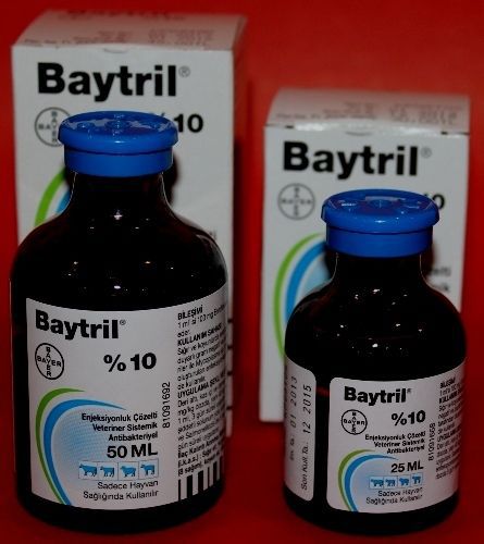 BAYER x2 Baytril 10% Enrofloxacin 25 ml-50 ml-FOR DOG-CAT-CATTLE-SHEEP