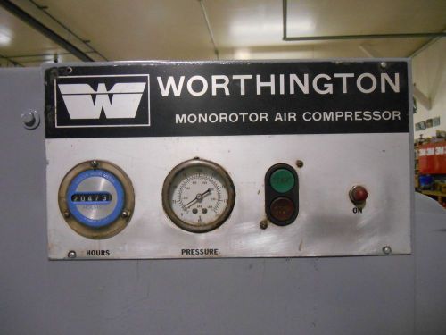 Worthington air compressor 30hp for sale