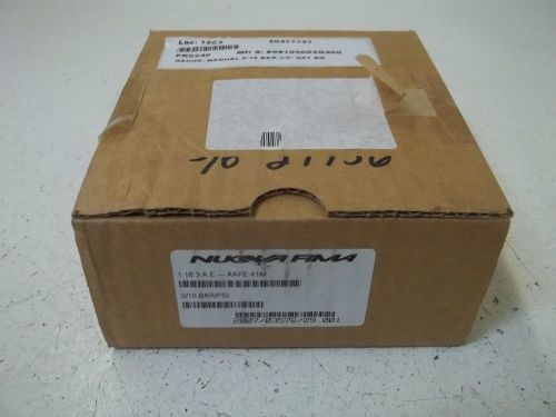 NUOVA 1183E-AAFE41M PRESSURE GAUGE 0/16 BAR/PSI *NEW IN A BOX*