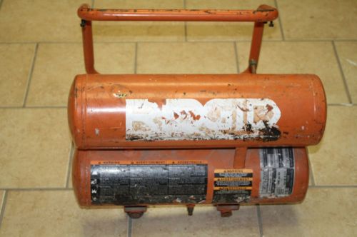 Ridgid 4.5 gallon twin stack air compressor tank and cage only.. for sale