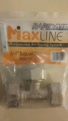 RapidAir MaxLINE Compressed Air Piping 3/4&#034; Tee M8011