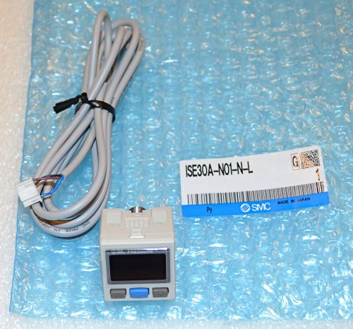 Smc # ise30a-n01-n-l precision digital pneumatic pressure gage and switch - new for sale